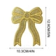 thumbnail image 3 of Parche Paquete de 5 parches bordados con lazo brillante y lentejuelas,con adhesivo termoadhesivo para ropa y decoración DIY (Amarillo) Rkxzt, 3 of 9