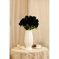 thumbnail image 5 of 10 Pack Roses Artificial Flowers Silk Fake Rose Flowers with Stem for Floral Arrangement Party Valentine's Day Home Decor-Black, 5 of 6