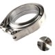 thumbnail image 5 of Kit De Brida Y Abrazadera De Banda En V De 2,5 Pulgadas, Repuesto Universal De Acero Inoxidable Para Sistema De Escape De Coche, Conexión De Turbocompresor De Automóvil Noticed VI005093-00, 5 of 6