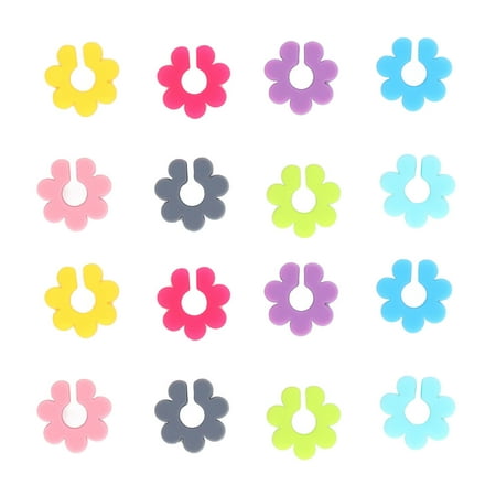 

Wine Glass Identification Tag Funny Lightweight Flower Wine Glass Markers For Kitchen
