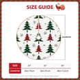 thumbnail image 2 of Balery Buffalo Plaid Christmas Trees Printed Christmas Tree Skirt , Merry Christmas Party Christmas Tree Decoration,Adjustable Tree Skirt-48", 2 of 6