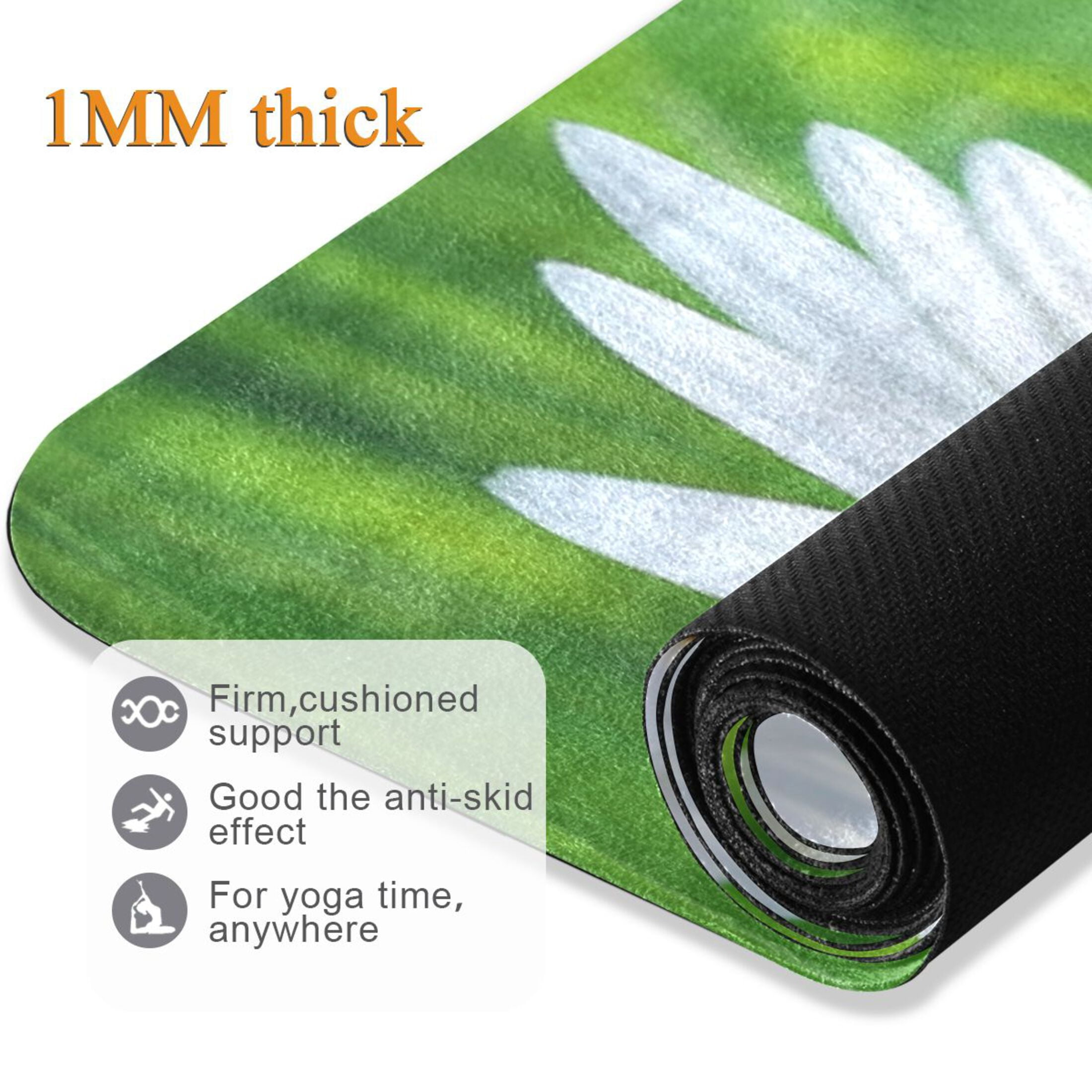 BZSMCE Yoga Mat Women Fitness Mat Ladybug's Delight Pattern