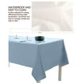 thumbnail image 4 of Ovzne Disposable Plastic Tablecloth, Plain Solid Color Design, Waterproof Oil-Proof For Parties/Birthdays/Dessert Tables, 4 of 6