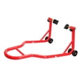 thumbnail image 3 of funtasica Generic Motorcycle Stand Lift Stand Repairing Tool with L Fork Support Frame Red, 3 of 9