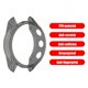 thumbnail image 5 of Funda Reloj TPU Protector Antiarañazos para Approach S62 (), 5 of 9