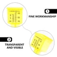 thumbnail image 6 of FUTUREORYY 4Pcs Rain Measure Gauge for Yard and Garden in Yellow Cylindrical Design for Outdoor Tools, 6 of 8