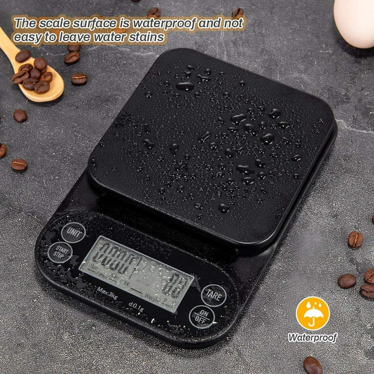 Electric Kitchen Scale With Led Display Multi-function Food Scales Pro Precision  Food 0.1g / 0.1oz / 0.1ml