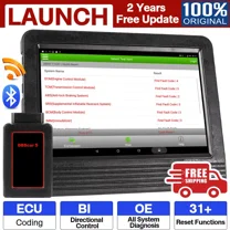 LAUNCH SCANPAD101 OBD2 Scanner Car Bi-Directional Diagnostic Scanner Tool, Car Code Reader Key ECU Reset TPMS, 31  Service Car Diagnostic Scanner & OEM All System Tools, AutoAuth for FCA SGW