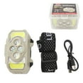thumbnail image 2 of LED Headlamp, Lightweight Outdoor Head Light High Brightness USB Charging With Adjustable Headband For Camping Running, 2 of 8