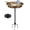 Copper, variant on SPECSTAR Oval Bird Bath with Solar Fountain for Outside, Weather-Resistant ABS Birdbath Bowl with Solar Powered Pump, Metal Ground Stake for Outdoor, Garden, 1.3 Gallons, Copper