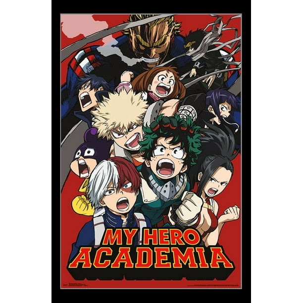 My Hero Academia Key Art 2 Poster Print Item Vartiarp16403 Walmart Com