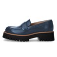 thumbnail image 2 of YDN Women Closed Round Toe Loafers Platform Low Heels Dressy Casual Slip On Comfortable Daily Outfit Office Formal Pumps Shoes Size 16 Blue, 2 of 4