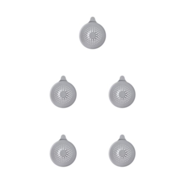 Inteprter Cubierta de filtro para fregadero de cocina de Hotel de oficina, colador de ducha, tapón de drenaje antiobstrucción, accesorio gris Type2 NO2