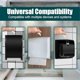 thumbnail image 5 of 30pcs Hand Towel Dispenser Key,Toilet Tissue Paper Key Plastic Holder Replacement with 30 Key Rings Parts, 5 of 5