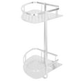 thumbnail image 3 of Shower Shelf, Waii-mounted Multifunctional Corner Shower Rack, For Bathroom Dormitory, 3 of 8