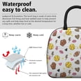 thumbnail image 3 of Womens Colorful Softball and Fashion Icons Pattern Lunch Box for Work,Insulated Lunch Bag for Women,Loncheras Para Mujer,Leakproof Adult Lunch Bag for Work,Beach,Travel,Picnic,Camping, 3 of 7
