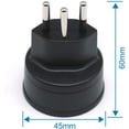 Switzerland Travel Plug Adapter，Switzerland Standard 3 pin Plug to a Variety of National Socket