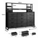 thumbnail image 5 of QUORIVE Mueble Almacenador 15 Cajones Negro Con Tomacorrientes Y Zona De Exhibición Superior, 5 of 8