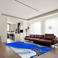 thumbnail image 3 of Blue And White Ink Art Area Rugs, 3D Marble Carpet, Porch Mat Fine Pile High Density Non-Slip Suitable For Living Room Bedroom Kitchen Restaurant Cafe 2x3ft, 3 of 6