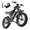 M9/48V/15.6AH, variant on Loonfat Electric Bike, 750W Motor 28MPH Ebike for Adults, 70 Miles Range, 20"x4" Fat Tire, 48V/15.6Ah Mountain E-Bike, Full Suspension, NFC Unlock, UL 2849