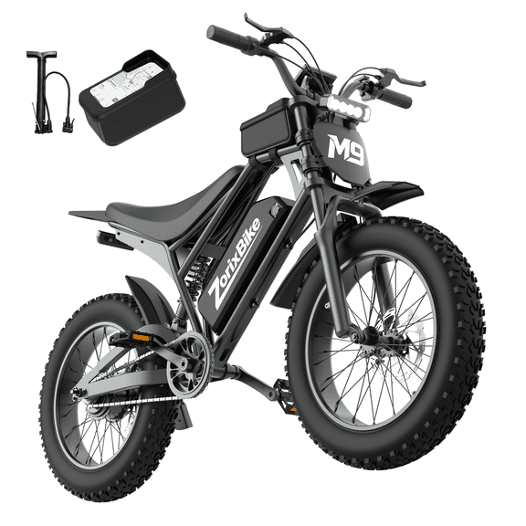 Loonfat Electric Bike, 750W Motor 28MPH Ebike for Adults, 70 Miles Range, 20"x4" Fat Tire, 48V/15.6Ah Mountain E-Bike, Full Suspension, NFC Unlock, UL 2849