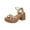 Beige, variant on Sandals For Women 2025 Chunky Heel Open Toe Ankle Straps Round Toe Shoes Casual Summer Beach Outdoor Footwear Dressy Sandals 5.5