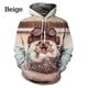 thumbnail image 4 of Sudadera con capucha con estampado 3D de erizo divertido para hombre, sudaderas con capucha de animales lindos, sudaderas con capucha para niños, ropa de calle, 4 of 5