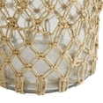 thumbnail image 6 of DecMode Clear Glass Decorative Candle Lantern with Rope Handle, 6 of 10