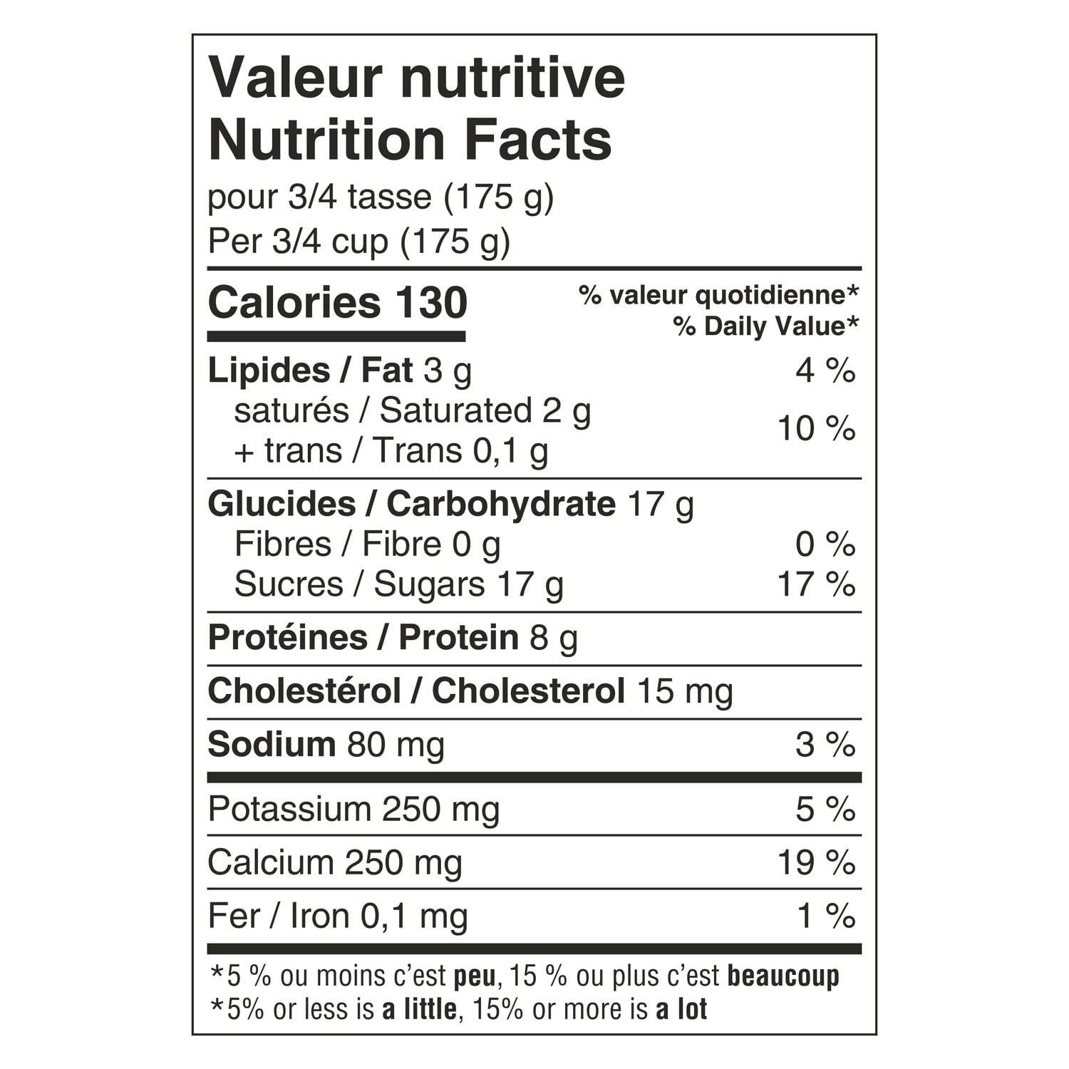 Liberté Classique Organic Vanilla 2% M.F. Yogurt