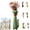Dark Green, variant on Resin Cat Vase and Kitty Planter – Handcrafted Cat Shaped Flower Pot for Cat Lovers(Black)