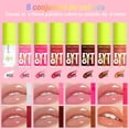 thumbnail image 3 of Fat oil de 8 colores, Lip gloss kit, Aceite mineral natural, Hidratante, No pegajoso, Lip oil plump adecuado para fiestas, compras, hidrataci&oacute;n diaria, 3 of 6