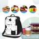 thumbnail image 4 of Disketp Doodle Cute Cat Bolsa Térmica Estampada para Almuerzo, Lonchera para Hombres y Mujeres Adultos, 4 of 7