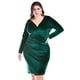 thumbnail image 5 of Vestido elegante de terciopelo Roman Fashion / Tallas Extras, 109 (Verde) verde oscuro 40, 5 of 6