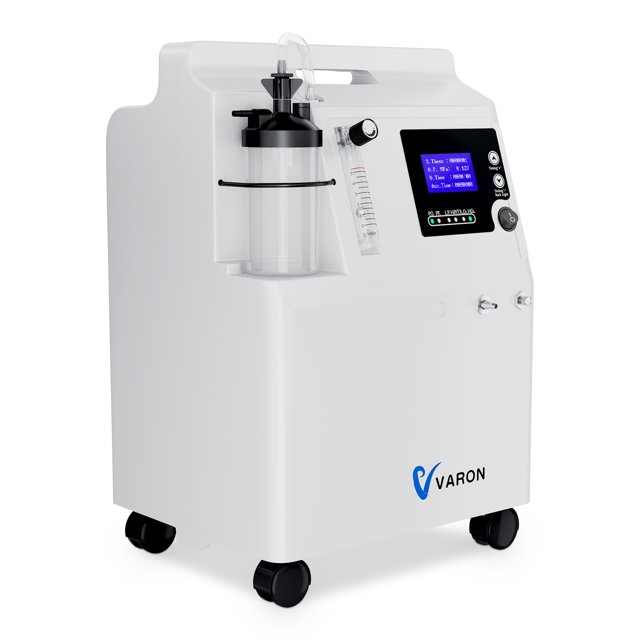 1-5 LTS Ajustable ox- Machine 93%Concentration O X Generator Doméstico Maquina pureza con control-remoto-peso / Temporizable, Continuo-flujo, medical-Graded Equipo Móviles con ruedas