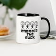 thumbnail image 3 of CafePress - Embrace The Suck Mug - 11 oz Ceramic Mug - Novelty Coffee Tea Cup, 3 of 4