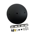 thumbnail image 3 of S SERENABLE Canopy Kit DIY Project Iron for Hanging Lamp Replacement Ceiling Cover Plate Black Dia 12cm, 3 of 8