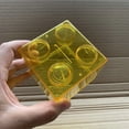 thumbnail image 4 of Visland Coin Bank Transparent Visible Easy to Use Kids Building Block Design Money Saving Box for Gifts, 4 of 6