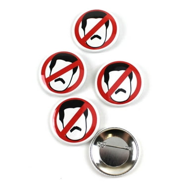 No Maduro Protest Political Pinback Buttons - 2.25 Inch Round - 5 Pack