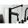 thumbnail image 4 of Kingston Brass KS4700DFL NuWave Deck Mount Pot Filler Faucet, Matte Black, 4 of 8