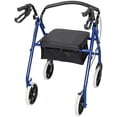 thumbnail image 2 of Mother's Day Sales - Fold Up Removable Back Support Four Wheel Walker Rollator, 2 of 8