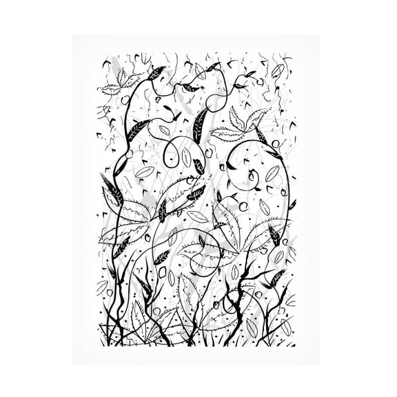 Canvas Wall Art - Randy Noble Fine Art 'Whirlwind' Wall Art for Living Room, Bedroom, or Office Décor by Trademark Fine Art - 14 x 19 Inches