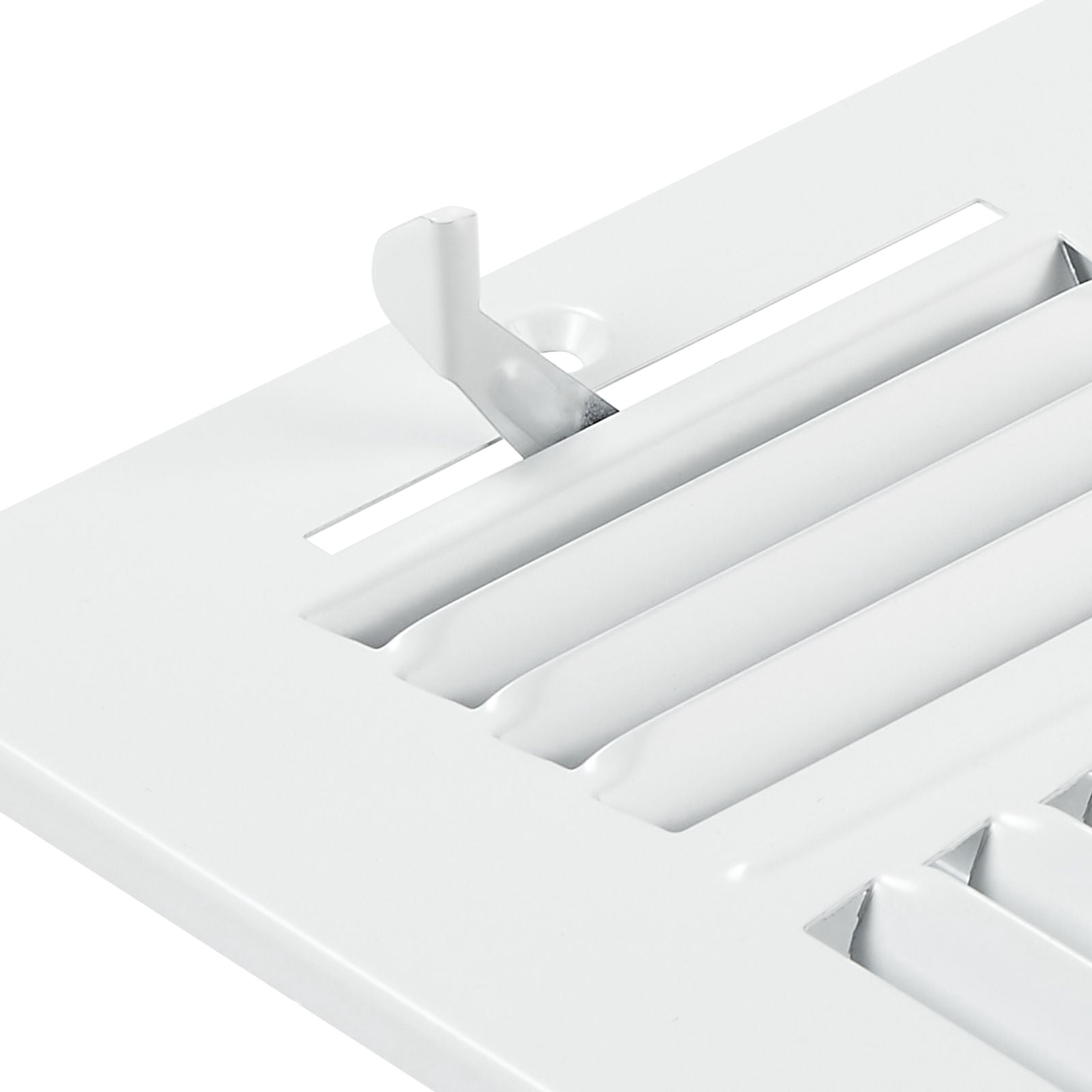 HVAC Floor Register 6-Pack 11.81x7.8x1.65 Inch, All-Metal, Adjustable Deflectors, for Living Room Bedroom Office
