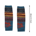 thumbnail image 6 of Lumistal Leg Warmers for Women Thicken Christmas Socks Snowflake Fawn Foot Warmer Knitted Socks Leggings Knee High Sleeve Knit Leg Warmers One Size, 6 of 6