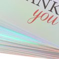 thumbnail image 3 of HOOWIFFY 120Pcs Elegant Thank You Cards Rectangular Shape Silver Paper for Business Use and Office, 3 of 5