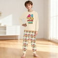 thumbnail image 2 of JAJAHO Boys Girls 2 Piece Outfits 41 Shirts Pants Set Ice Print Long Sleeve Soft Top Boy Girl Home Clothes Comfortable Outfit, 2 of 4