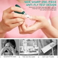 thumbnail image 7 of Eagle Beak Beveled Nail Clippers, Wide Jaw Opening Anti-Splash Slanted Nail Clipper, Splashproof Nail Clippers 3-Piece Set, Long Handle Wide Jaw Opening Anti-Splash Slanted for Men Women, 7 of 7