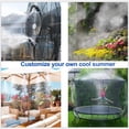 thumbnail image 2 of Outdoor Trampoline Cooling & Humidifying System - Low-Pressure Quick-Connect Misting Kit with 5M Copper Tube, US Thread Interface, Ideal for Birthday Parties & Group Gatherings, Dust Reduction, 2 of 6