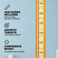 thumbnail image 5 of REGALWOVEN Cartoon Animals Height Chart Sticker, Peel and Stick Growth Chart with Age and Average Height Markings for Teens Baby Bedroom Orange 66.1 x 8.3 Inch, 5 of 7