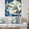 thumbnail image 1 of Designart - Indigold Aquarelle Fleur I - Ferme Galerie-Wrapped Toile, 1 of 1
