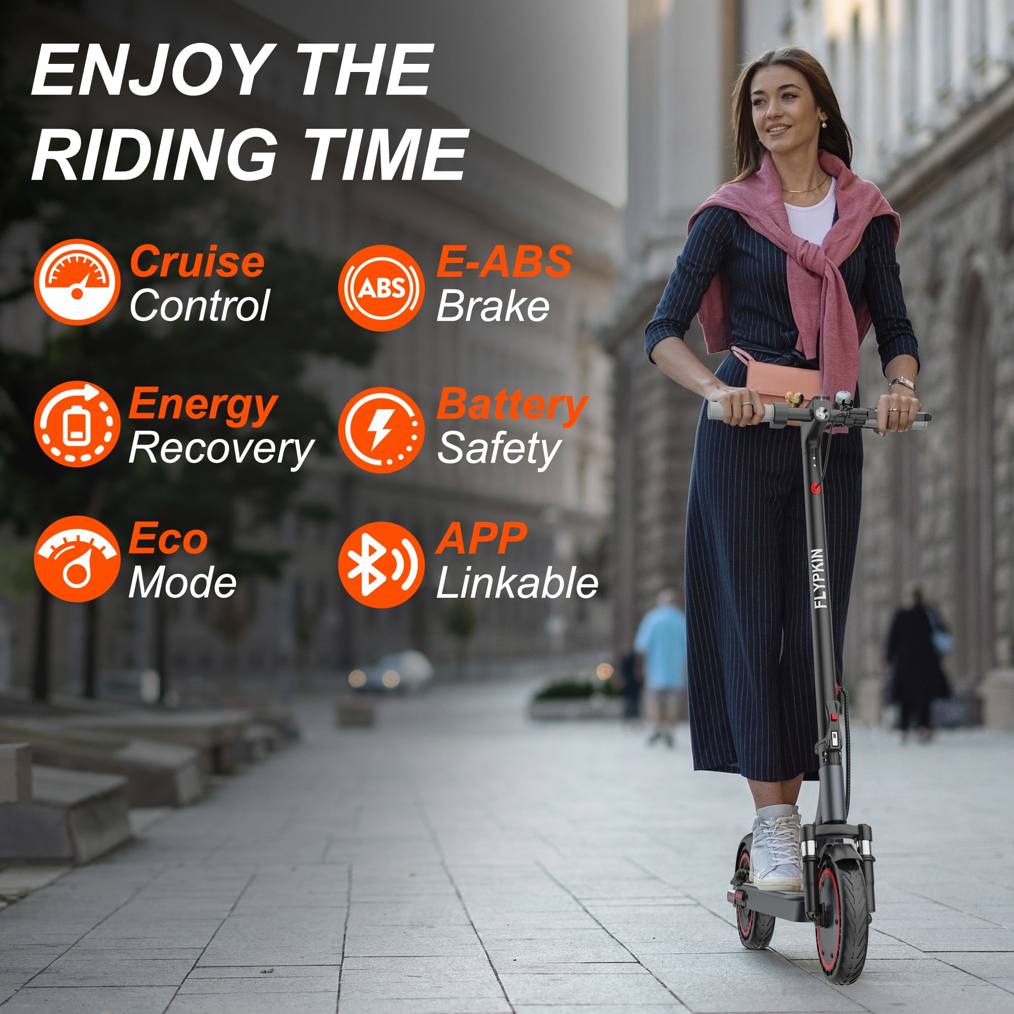 Adult Electric Scooter with 10